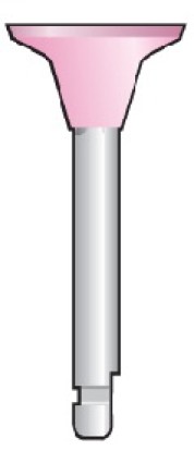 Резинка полировочная Kenda ДИСК розовый (ультрамелкая зернистость) для углового наконечника (1шт), KENDA AG, Лихтенштейн