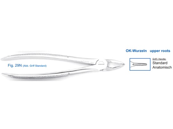 11-29N* Щипцы для удаления зубов верхние корневые